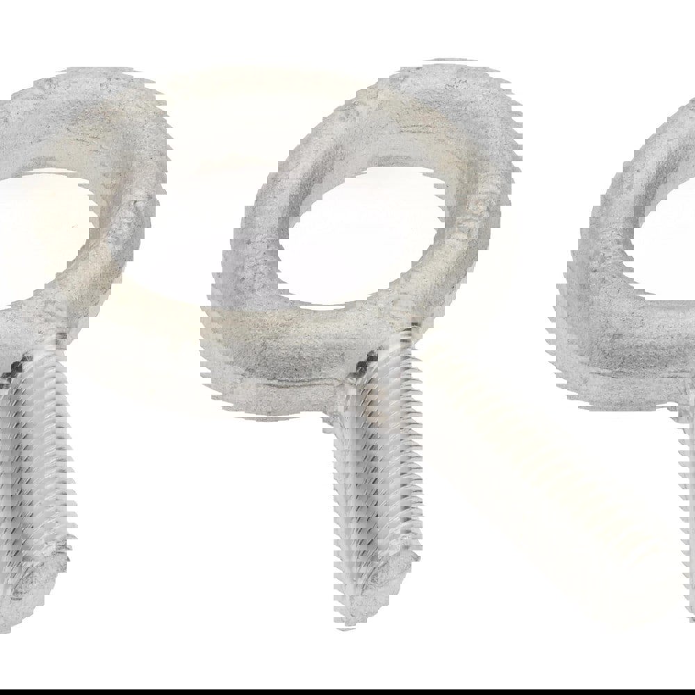 Fixed Lifting Eye Bolt: Without Shoulder, 1,160 lb Capacity, 3/8-16 Thread, Grade 304 Stainless Steel